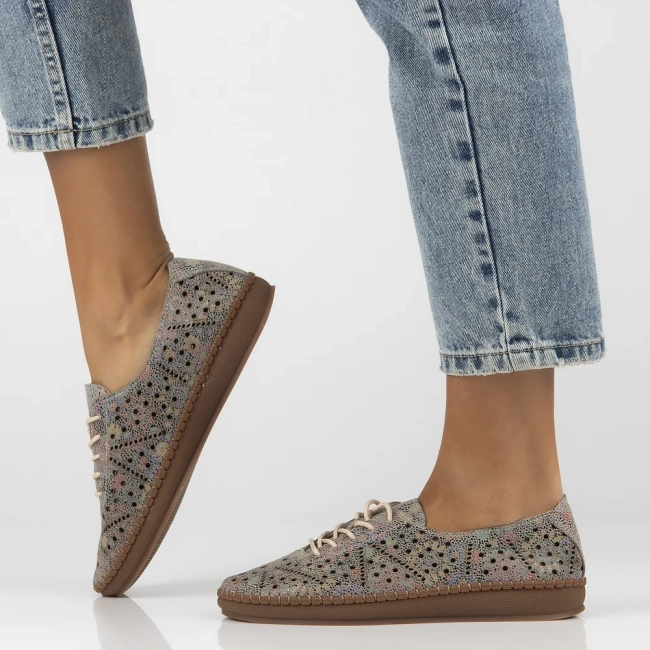 Leather shoes Filippo DP6830/25 MLT multicolor