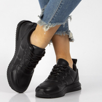 Skórzane sneakersy Filippo DP2017/21 BK czarne