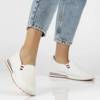 Leather shoes Filippo DP3510/25 WH white