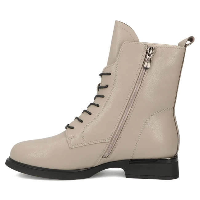 Leather ankle boots Filippo DBT7222/25 BE beige