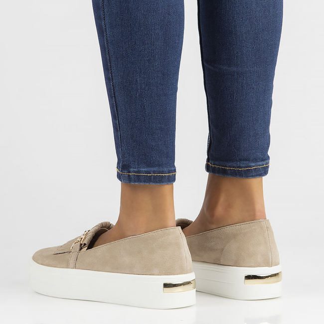 Leather shoes Filippo DP3532/22 BE beige