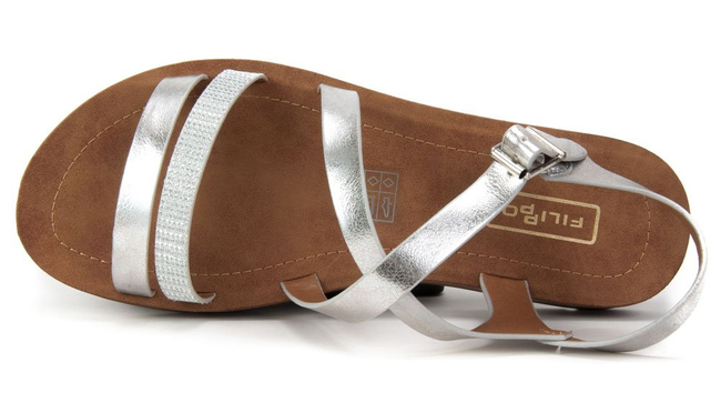 Sandals Filippo DS803/19 SI Silver