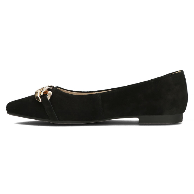 Leather shoes Filippo DP3642/22 BK black