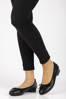 Leather ballerinas Filippo DP631/21 BK black