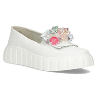 Leather shoes Filippo DP4593/23 WH white