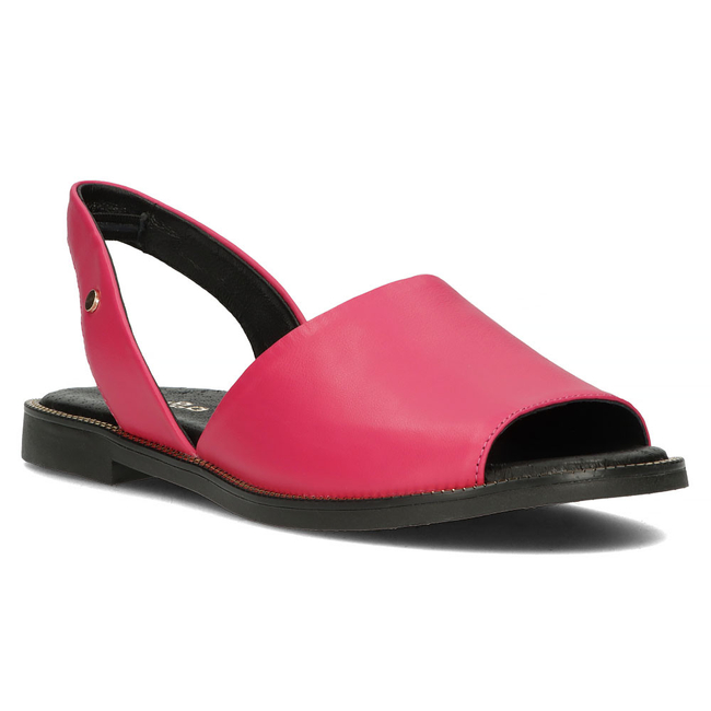 Leather sandals Filippo 40327 fuchsia