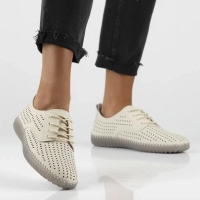 Skórzane półbuty Filippo DP6064/24 BE beżowe