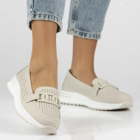 Leather shoes Filippo DP4400/25 BE beige