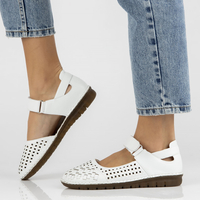 Leather shoes Filippo DP4540/23 WH white