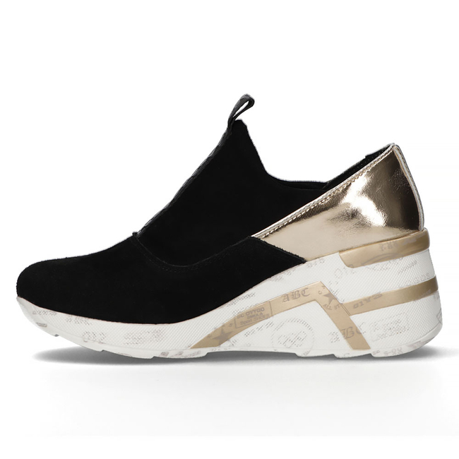 Leather Sneakers Filippo DP3652/22 BK black