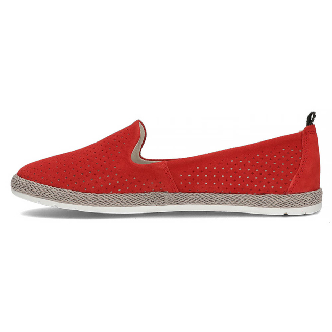 Leather shoes Filippo DP081/22 RD red