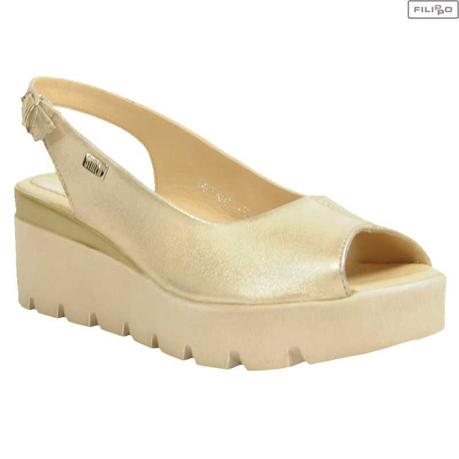 Sandały SIMEN 6812 k.złoto 8020114