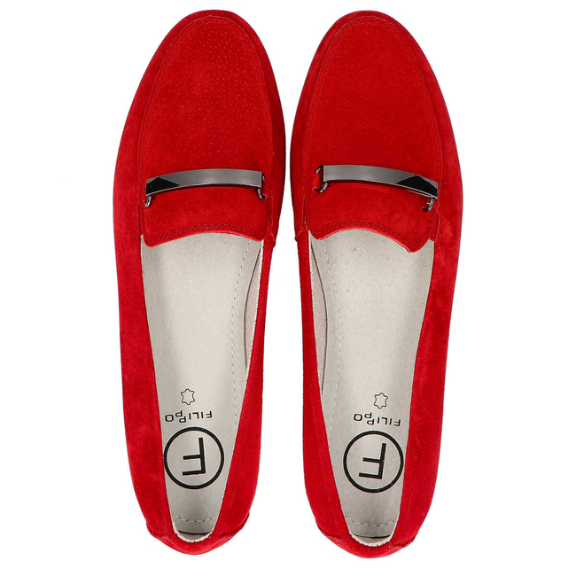 Półbuty Filippo DP1209/20 RD Red