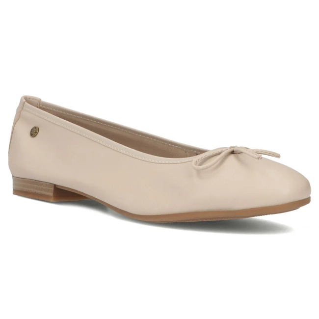 Leather ballerinas Maciejka P6800-04/00-0 beige