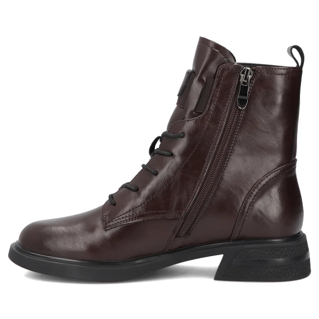 Skórzane botki Filippo DBT8129/26 D BR brązowe