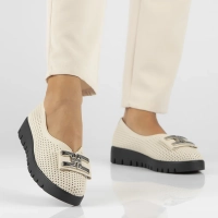 Leather shoes Filippo DP6043/24 BE beige