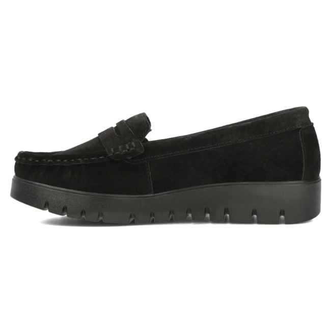 Leather loafers Filippo DP6045/24 BK black