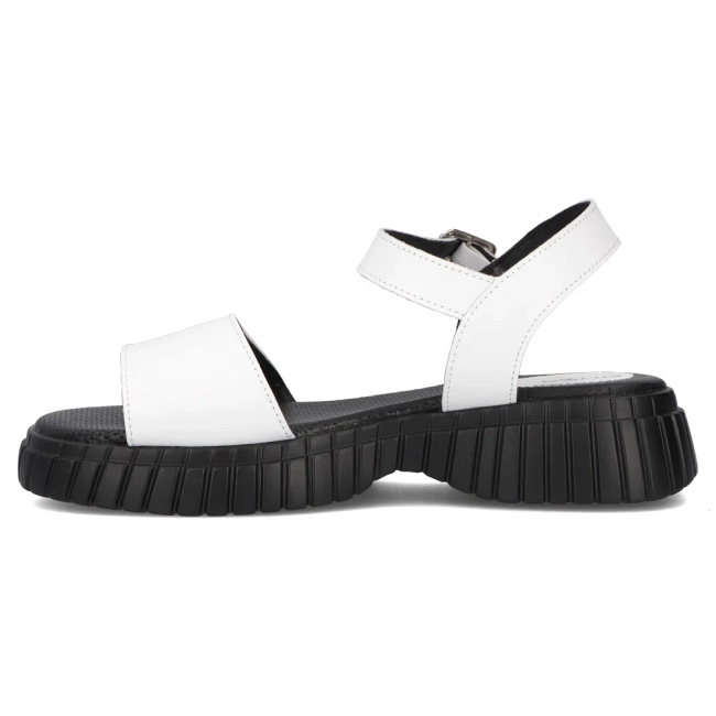 Leather sandals Filippo DS6811/25 WH white