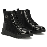 Leather ankle boots Filippo DBT8073/26 BK L black