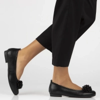 Leather ballerinas Filippo DP6782/25 BK black