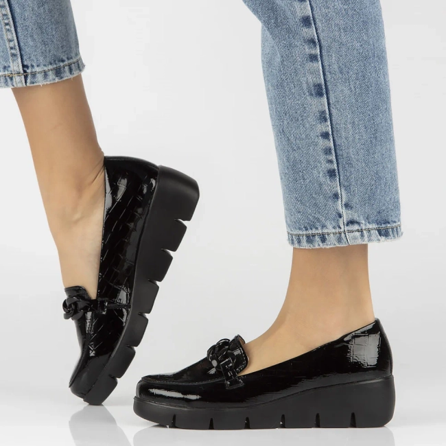 Leather shoes Filippo DP4128/24 BK black