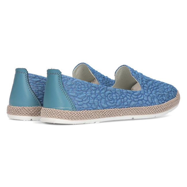 Półbuty Filippo DP108/17 LT jasne niebieskie