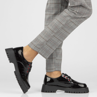 Leather shoes Filippo DP4140/22 BK black