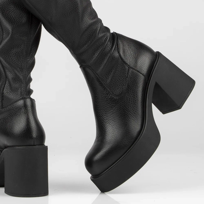 Filippo leather Boots 1250 black