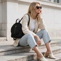 Black backpack Niva