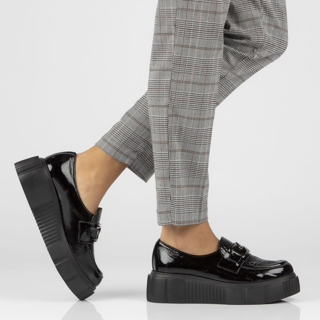 Leather shoes Filippo 20101 N black