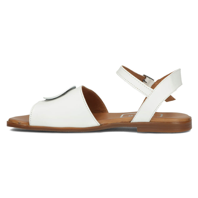 Leather sandals Filippo DS3900/22 WH white