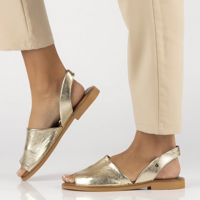 Leather sandals Filippo 40327 gold