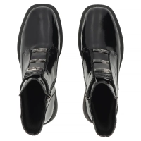 Skórzane botki Filippo DBT8133/26 BK czarne