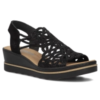 Sandals Rieker 67465-00 Black