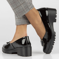 Leather shoes Filippo DP4569/23 BK L black