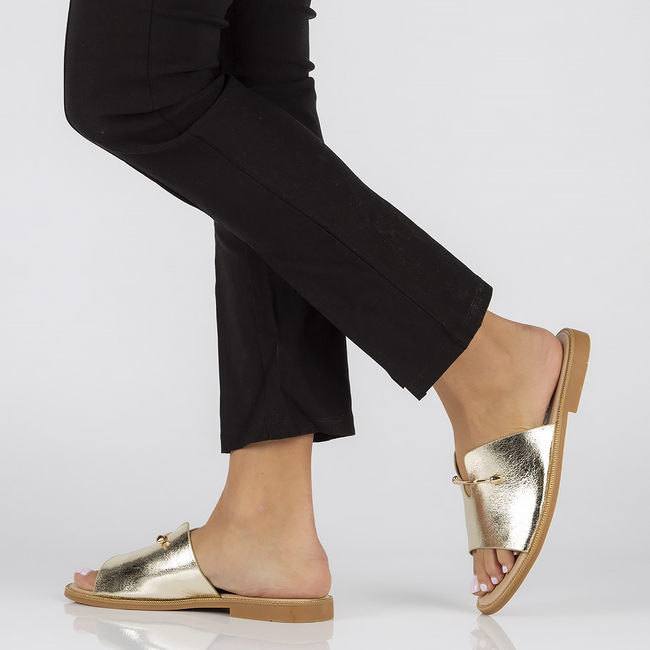Slippers Filippo DK3700/22 GO gold
