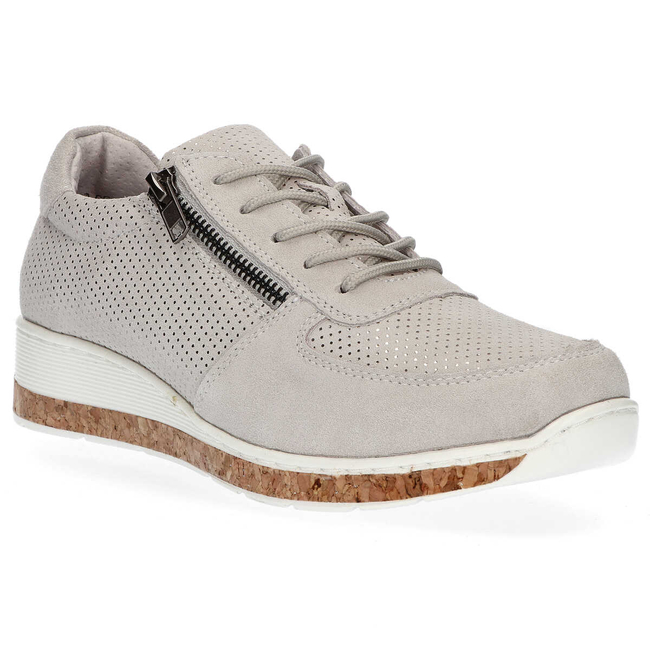 Leather shoes Filippo DP1252/20 GR gray
