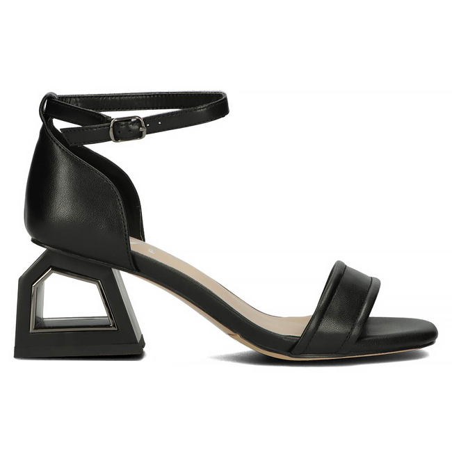 Leather sandals Filippo DS4440/23 BK black