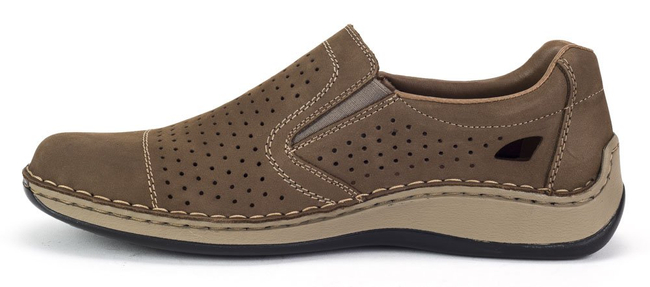 Półbuty Rieker 05286-64 Beige