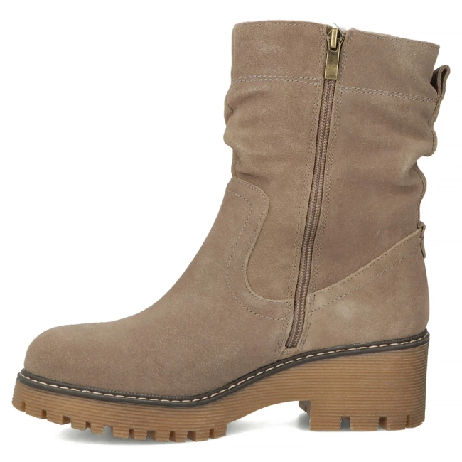 Leather ankle boots Filippo DBT6402/25 TP taupe