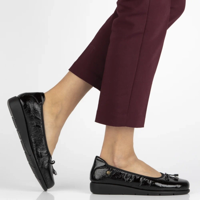 Leather ballerinas Maciejka P6504-20/00-8 black