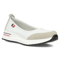 Leather shoes Filippo DP6134/25 WH GR white-grey