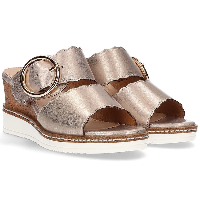 Wedge slippers Filippo DK2078/21 GO gold