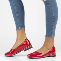 Leather shoes Filippo 05035 Red