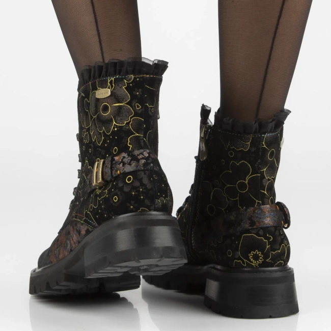 Leather ankle boots Laura Vita kouleo 47 black