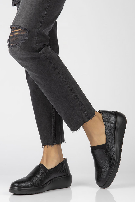 Leather shoes Filippo DP4197/22 BK black