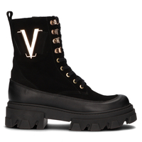 Skórzane trzewiki Filippo W-488 czarne