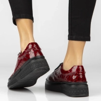Leather shoes Filippo DP8326/26 RD red