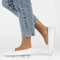 Leather loafers Filippo DP2037/25 WH white