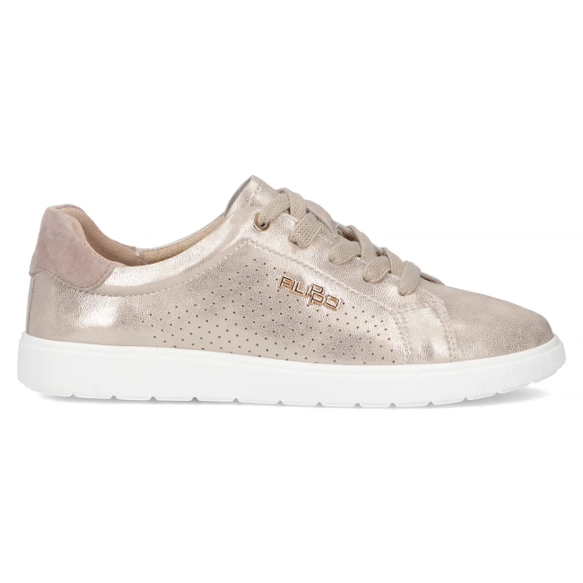 Leather sneakers Filippo DP6738/25 GO gold